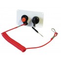 Kill Switch Panel & Ignition - White