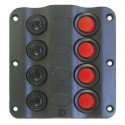 Switch Panel - 4 Switch LED with Circuit Breaker