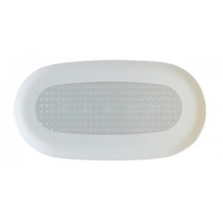 LED Flush Mount Courtesy Light - White - Oval