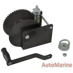 Hand Winch with Worm Gear - 1360kg (3000lb) Capacity