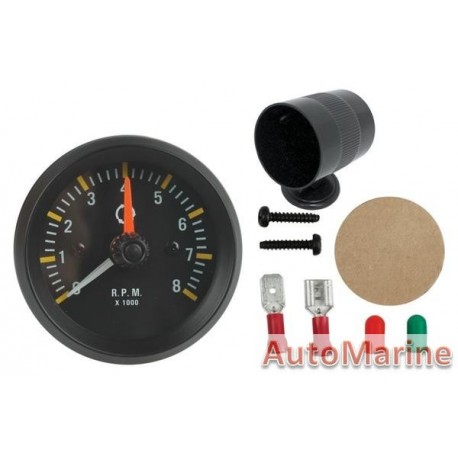 52mm on Dash Tachometer