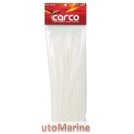 Cable Ties - White - 4.8mm x 250mm