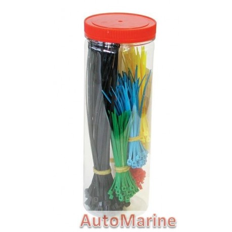 Cable Ties - Assorted - 300 Pieces
