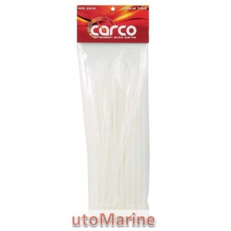 Cable Ties - White - 2.5mm x 100mm