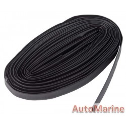 Heat Shrink Tubing - 6mm x 10M - Black