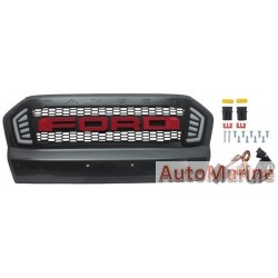Grille with Bumper Lip for Ford Ranger 2015 Onward