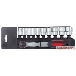 11 Piece 3/8" Drive Socket Set