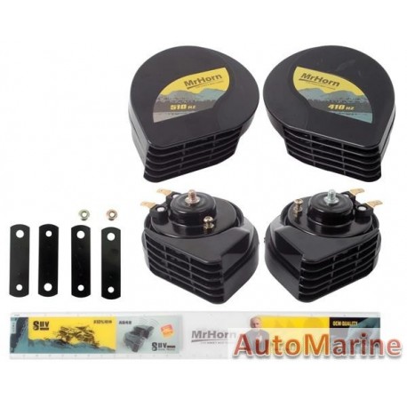 Hooter Set for Off Road (12 Volt) 4 Amp