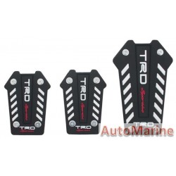 Pedal Pad Set (Black/White) -TRD