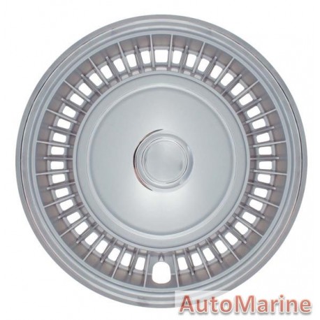 15" Chrome / Silver Wheel Cover Set