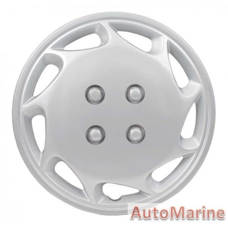 14" Silver Wheel Cover Set