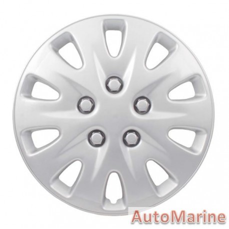 16" Silver Wheel Cover Set