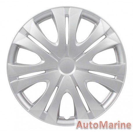 16" Silver Wheel Cover Set