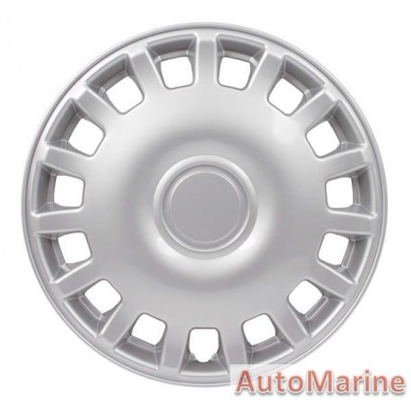 15" Silver Wheel Cover Set