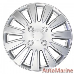 15" Silver Wheel Cover Set