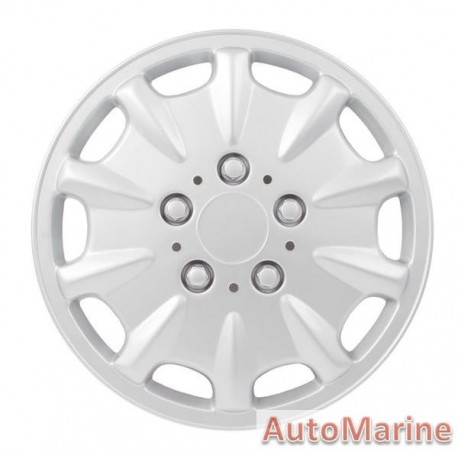 15" Silver Wheel Cover Set