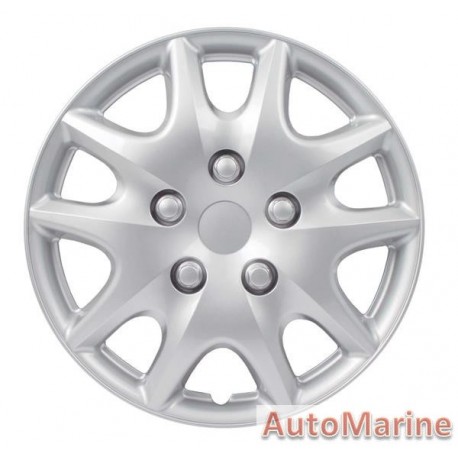 14" Silver Wheel Cover Set