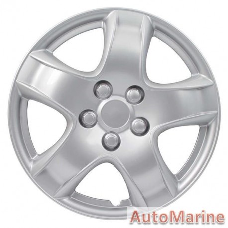 14" Silver Wheel Cover Set