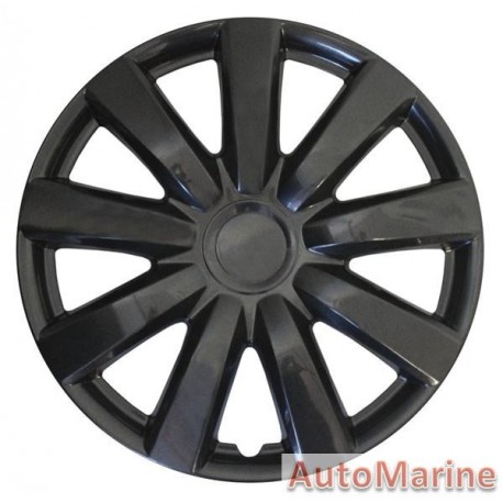 14" Gun Metal Wheel Cover Set