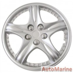 14" Silver Wheel Cover Set