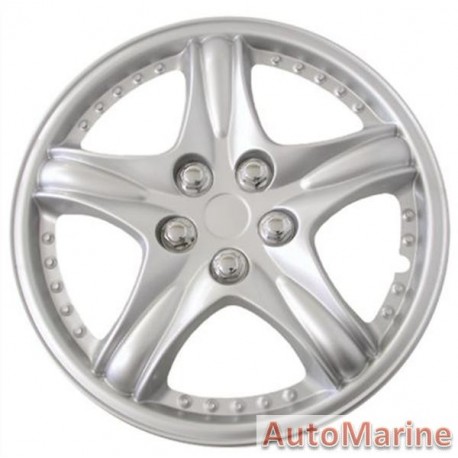 14" Silver Wheel Cover Set