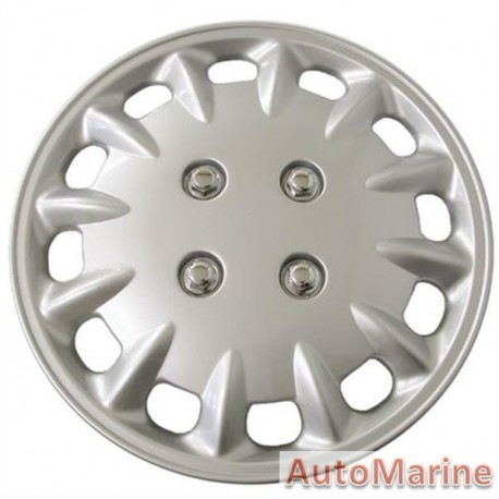 14" Silver Wheel Cover Set