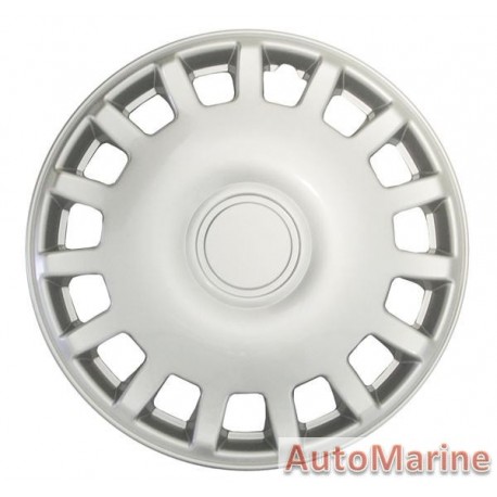 13" Silver Wheel Cover Set