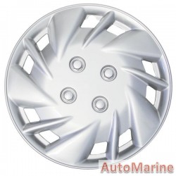 13" Silver Wheel Cover Set