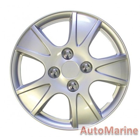 13" Silver Wheel Cover Set