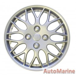 13" Silver Wheel Cover Set