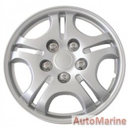 13" Silver Wheel Cover Set