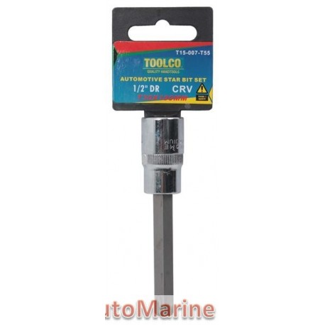 Torx Bit - 1/2" Drive - T55 Long