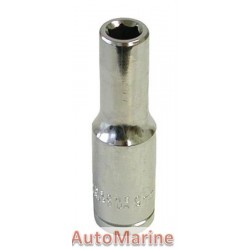 Tube Socket - 1/2" Drive - 6 Point - 9mm