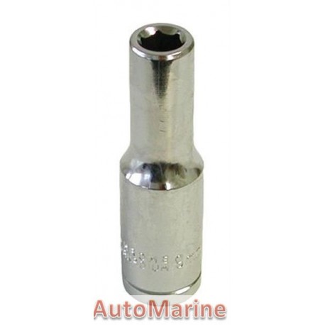 Tube Socket - 1/2" Drive - 6 Point - 9mm