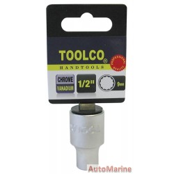 Socket - 1/2" Drive - 12 Point - 9mm