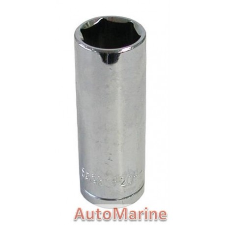 Tube Socket - 1/2" Drive - 6 Point - 20mm