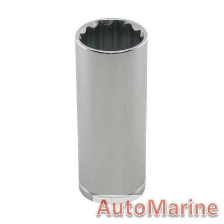 Tube Socket - 1/2" Drive - 12 Point - 21mm