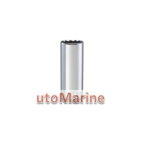 Tube Socket - 1/2" Drive - 12 Point - 22mm