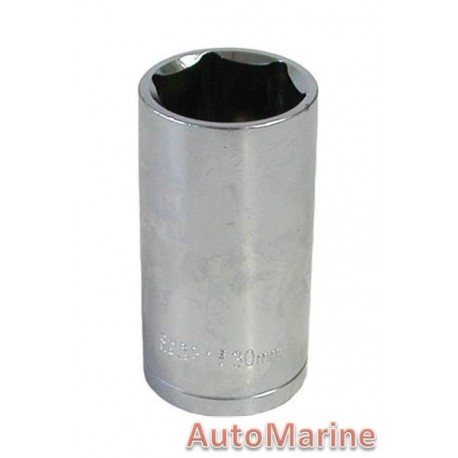 Tube Socket - 1/2" Drive - 6 Point - 30mm