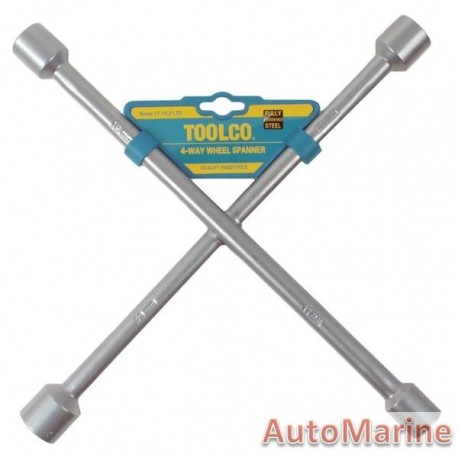 Wheel Spanner - 4 Way