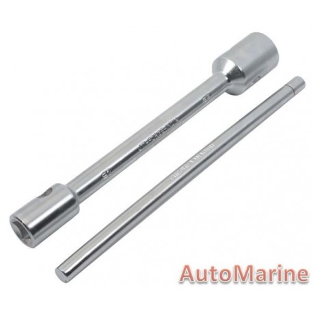 T&E Tools TW1014 Dual Truck Wheel Wrench - 41mm X 21mm Square