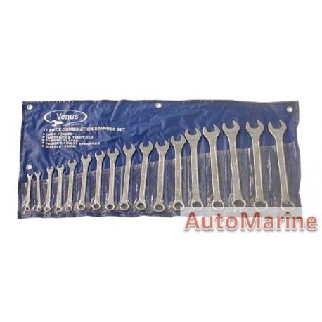 Combination Spanner Set - 17 Piece