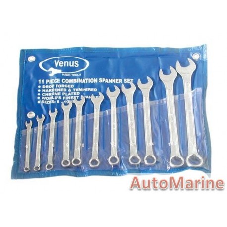 Combination Spanner Set - 11 Piece