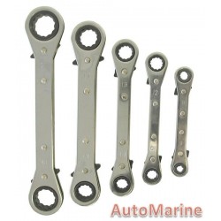 Ratchet Spanner Set - 5 Piece