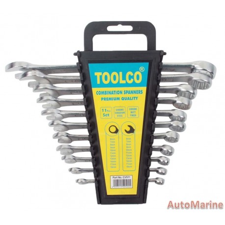 Combination Spanner Set - 11 Piece