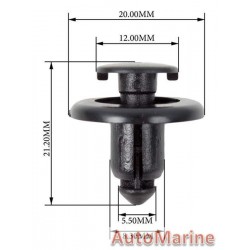 Panel Clip - 8.2mm - Universal - 10 Pieces