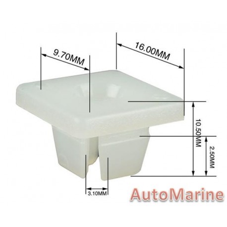 Panel Clips - Screw Saddle - 10mm - 10 Pieces