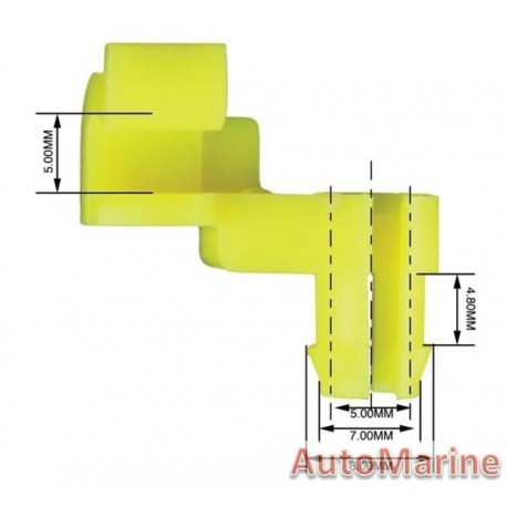 Panel Clips - 5mm Left hand Rod - 100 Pieces