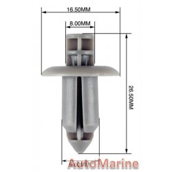 Panel Clips - 8 to 9.6mm - 10 Pieces