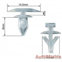 Panel Clip - Weather Strip Clip - Universal